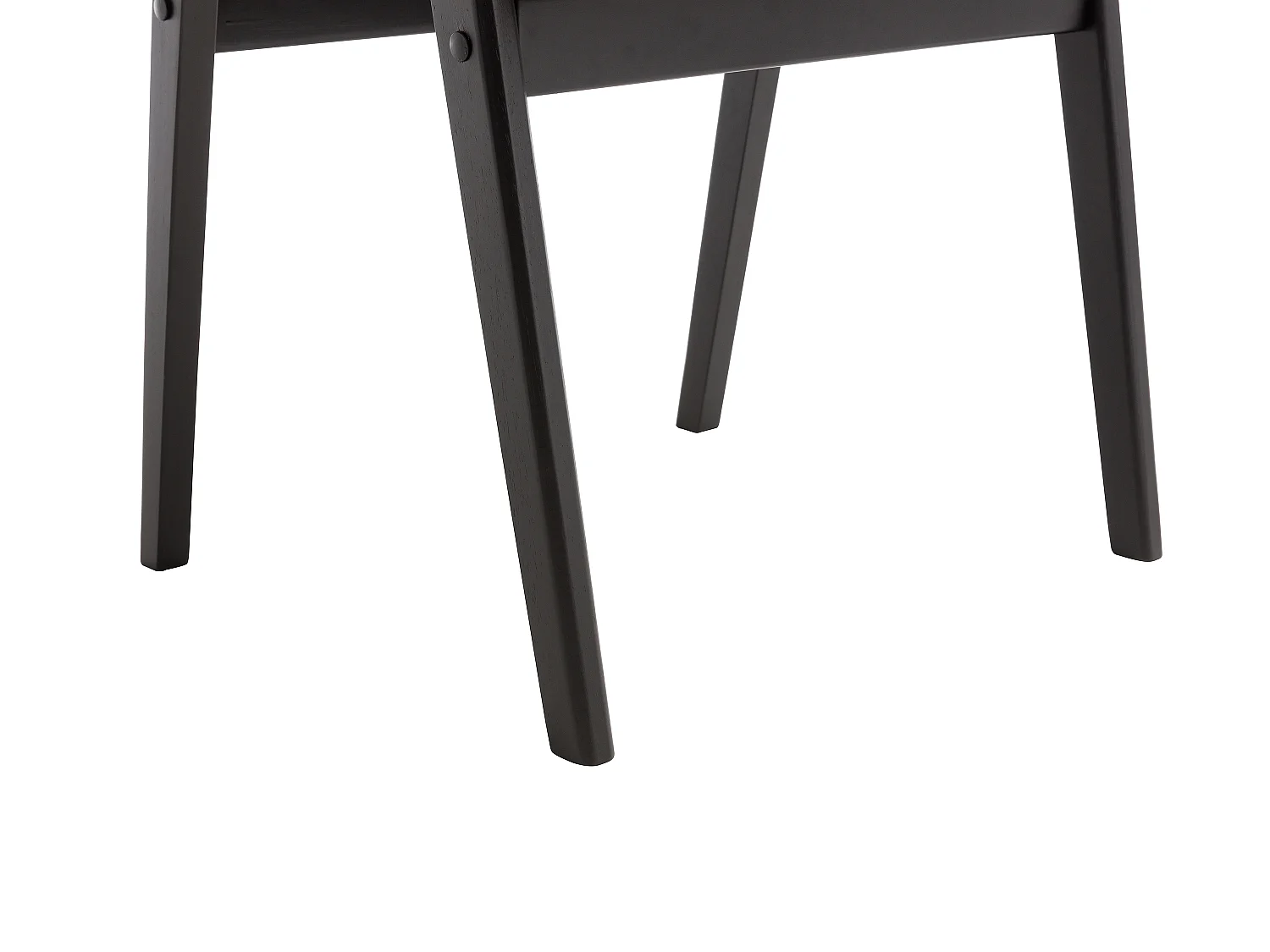 Set med 2 stolar med armstöd i bouclé-tyg och gummiträ - Taupe och svart - SOLUNA