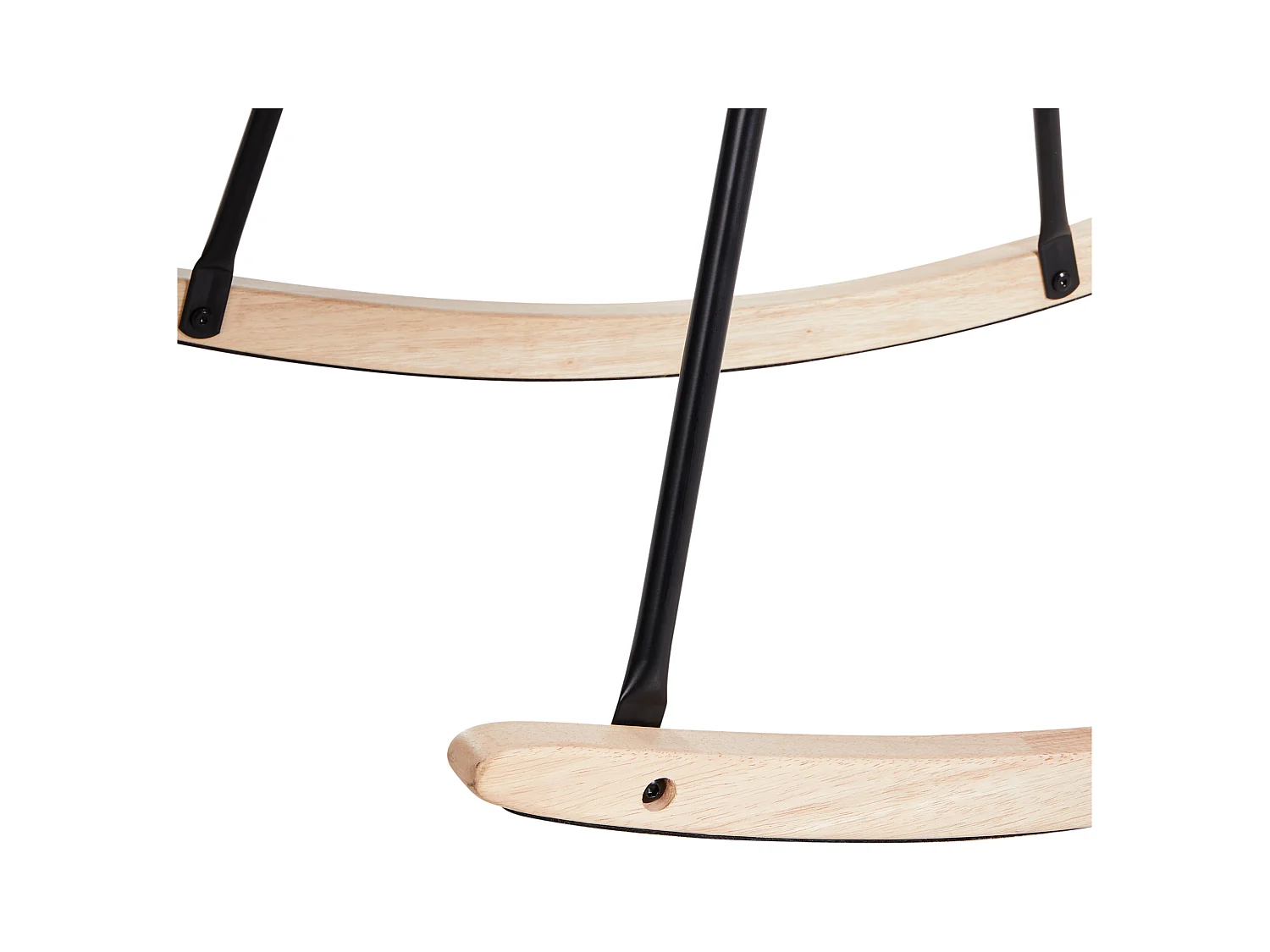 Fauteuil à bascule VIKEN Tissu Blanc cassé