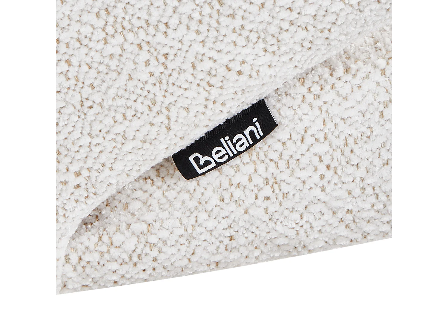 Poltrona a dondolo VIKEN Tessuto Bianco sporco