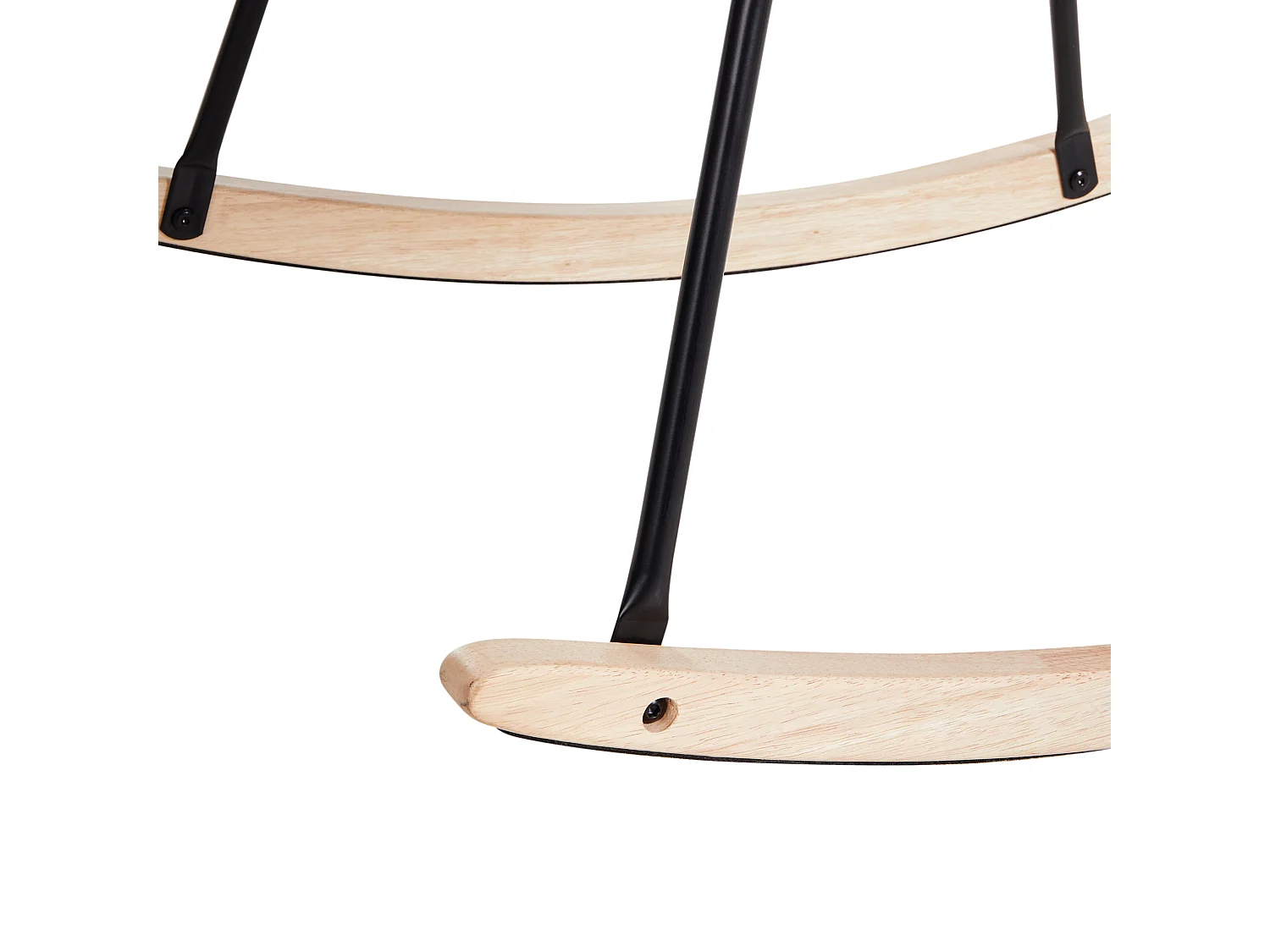 Fauteuil à bascule VIKEN Tissu Blanc cassé