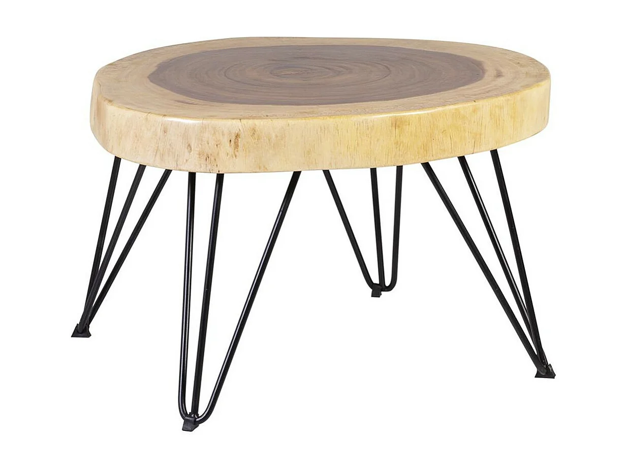 Table basse Bois Marron - Décoration d'Autrefois