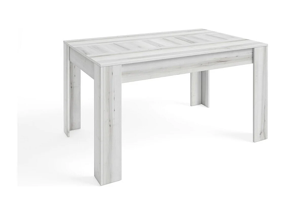 Mesa de comedor Bass extensible albo 76,1x140,4-200x90,4 cm