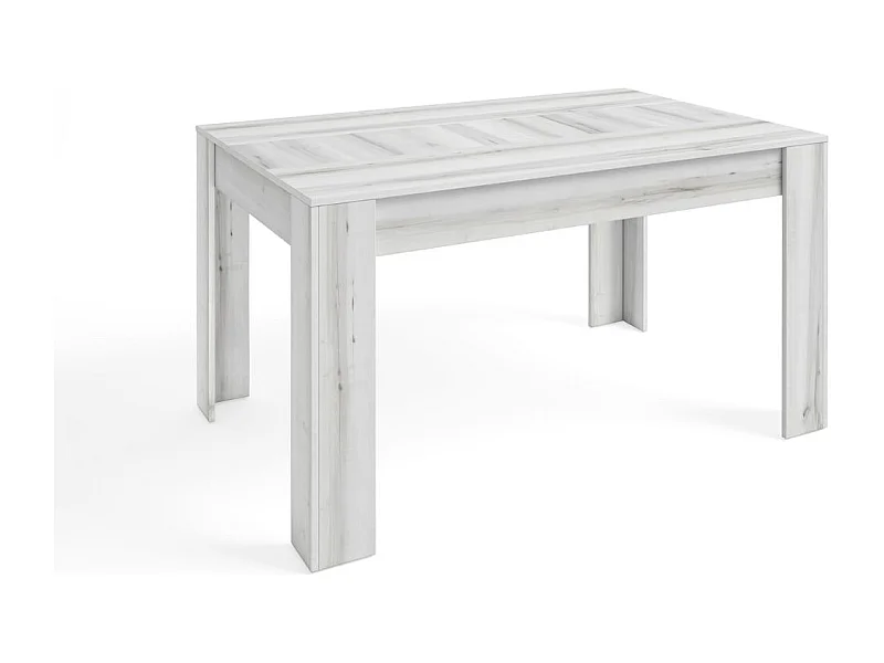 Mesa de comedor Bass extensible albo 76,1x140,4-200x90,4 cm