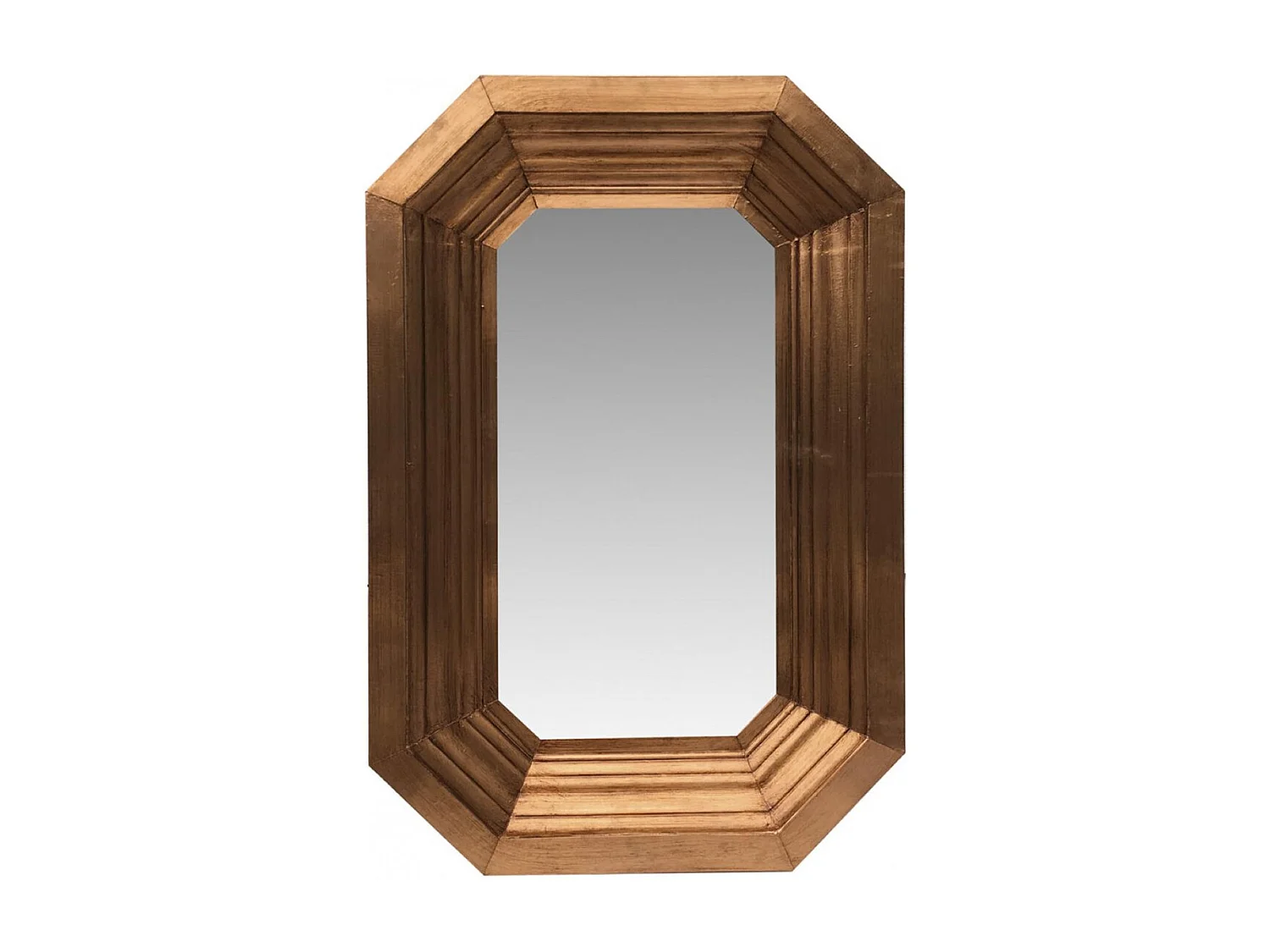 Grand miroir laiton cuivre Laiton Cuivre - Décoration d'Autrefois