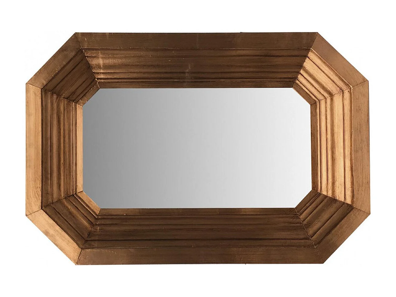 Grand miroir laiton cuivre Laiton Cuivre - Décoration d'Autrefois