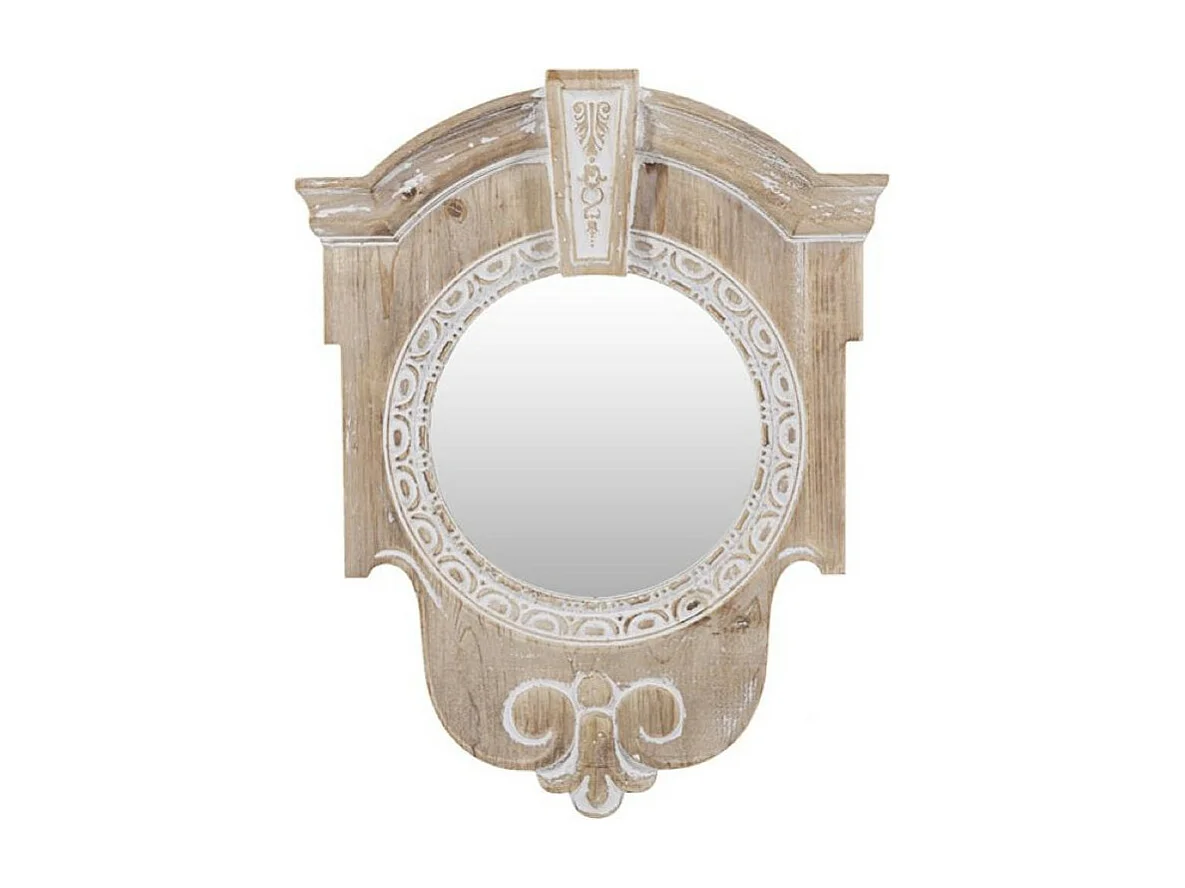 Miroir Bois Marron - Décoration d'Autrefois
