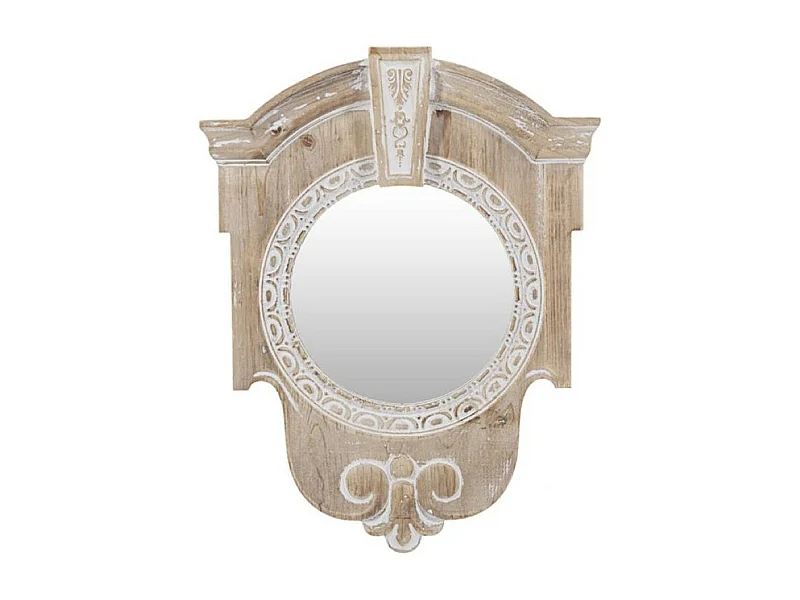 Miroir Bois Marron - Décoration d'Autrefois