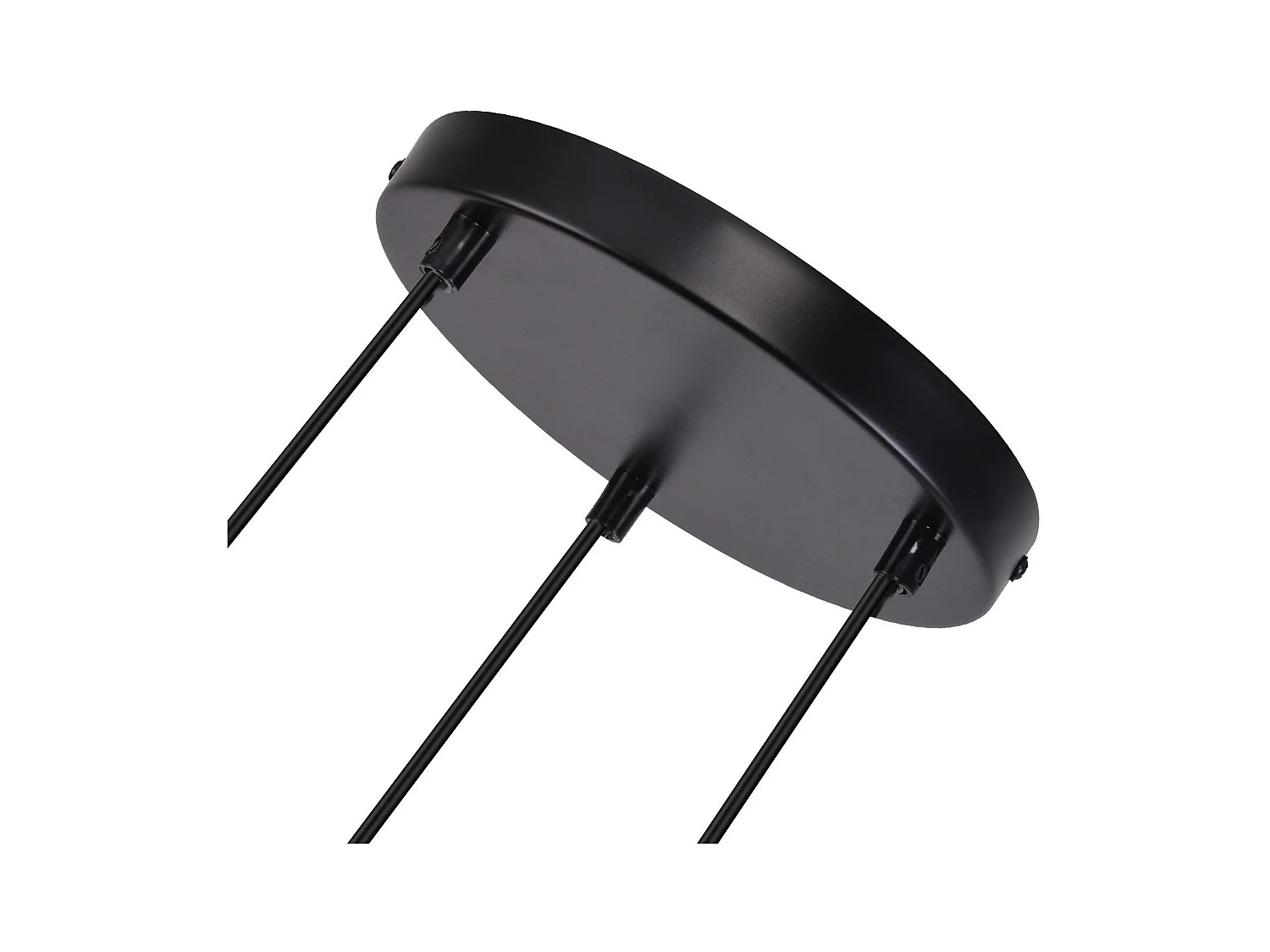 NETTLIFE Lampe à Suspension Pour Table à Manger En Cristal Noir Moderne 3 Flammes E27