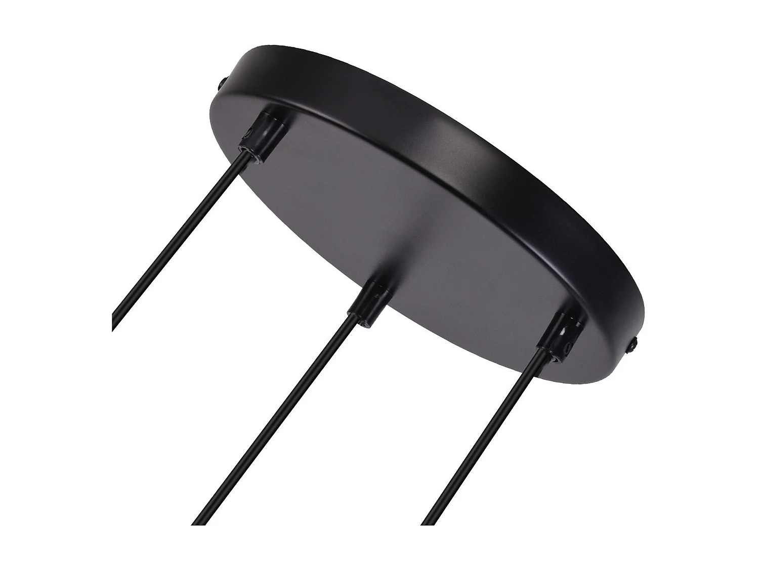 NETTLIFE Lampe à Suspension Pour Table à Manger En Cristal Noir Moderne 3 Flammes E27