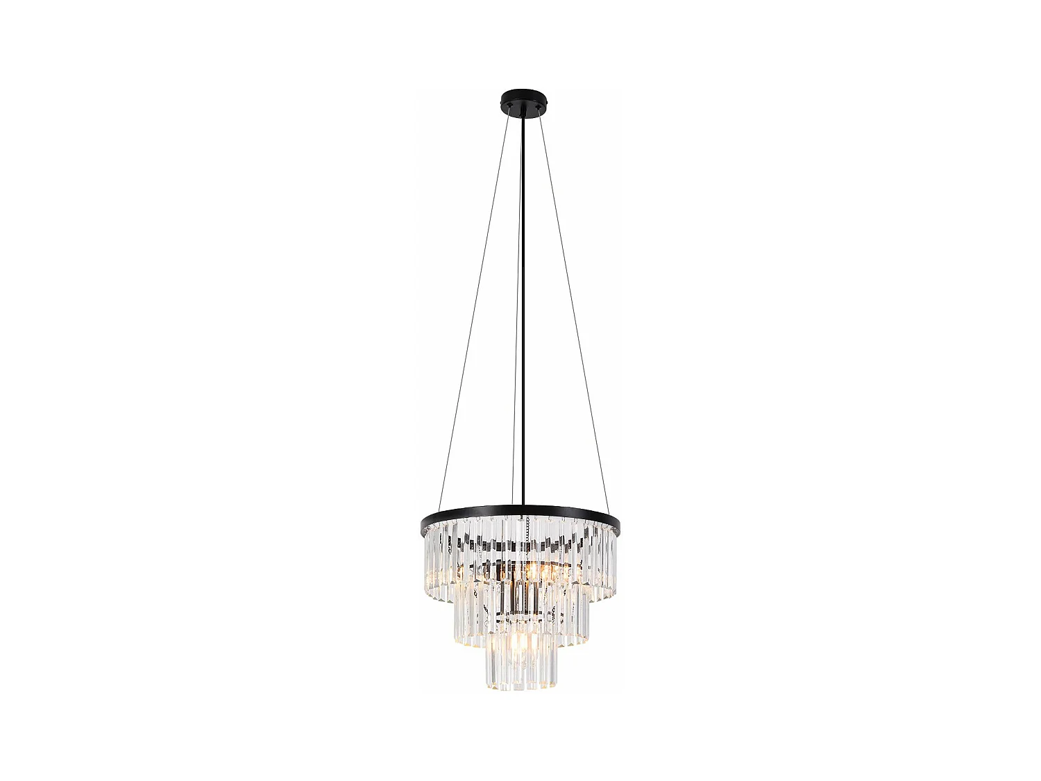 NETTLIFE Suspension Table à manger Lampe de salle à manger Suspendue Lampe suspendue E27 Lampe de salon Chambre Noir