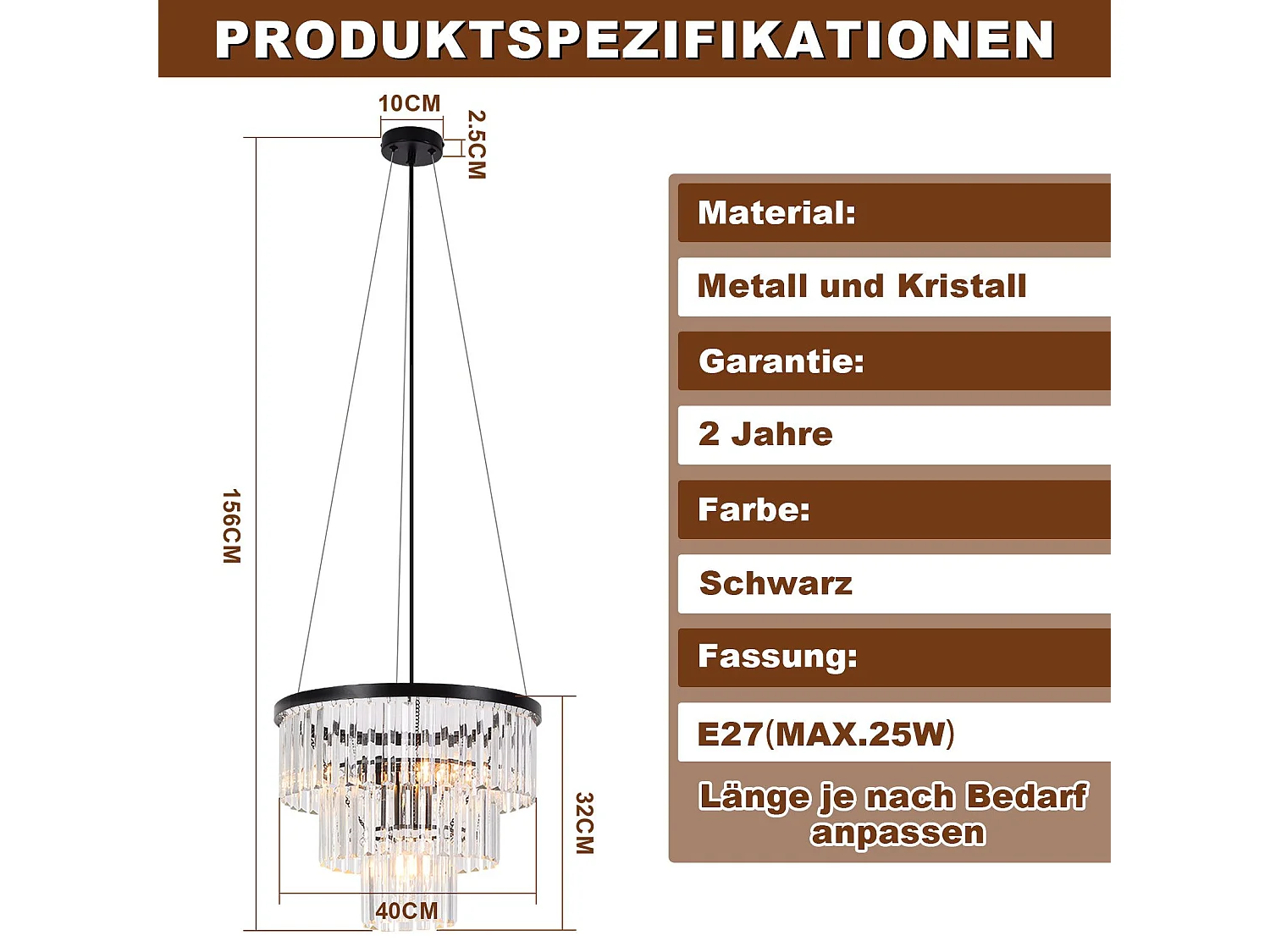 NETTLIFE Lampa wisząca do jadalni Lampa do jadalni Lampa wisząca E27 Lampa do salonu Sypialnia Czarna