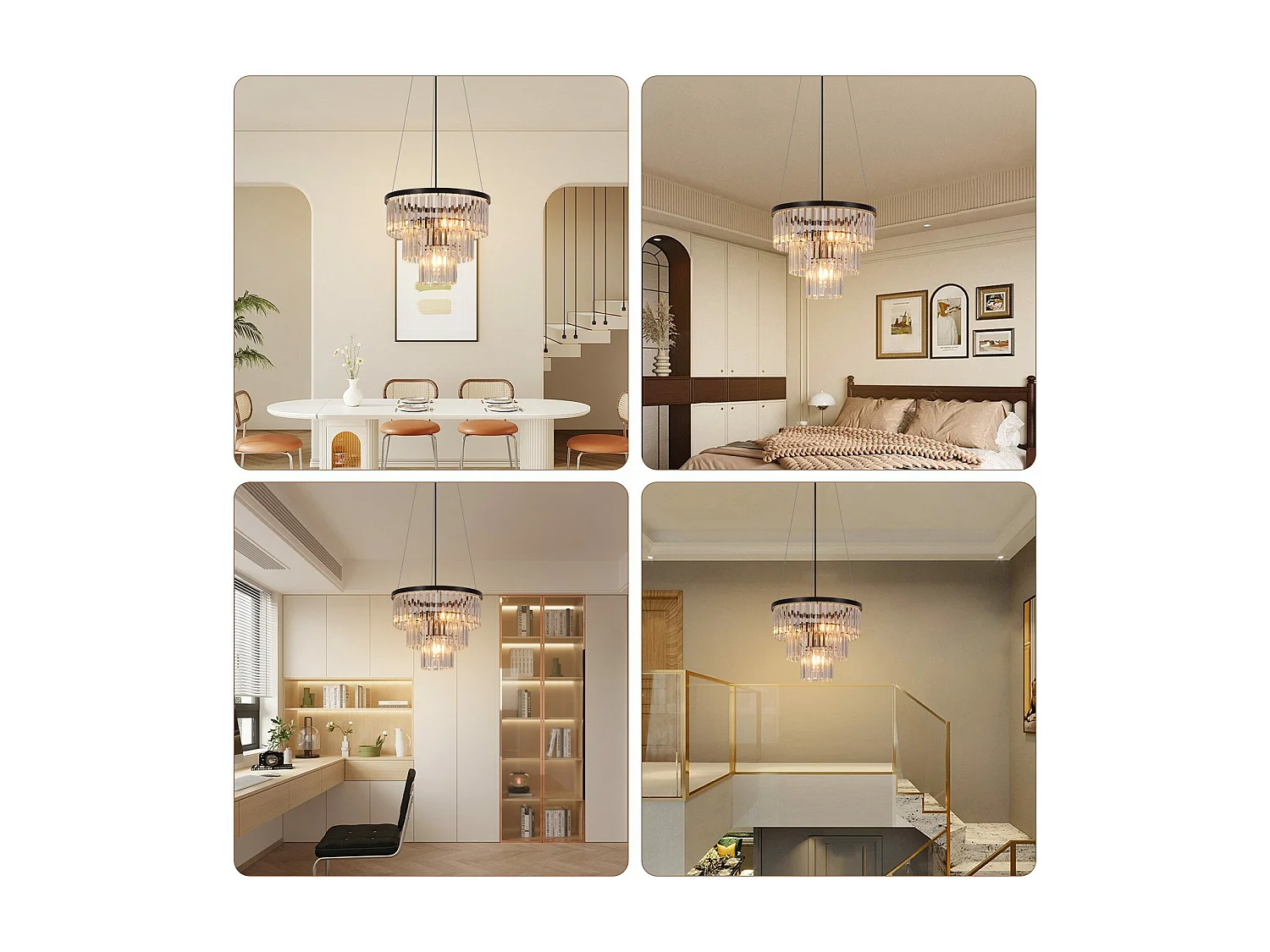 NETTLIFE Lampa wisząca do jadalni Lampa do jadalni Lampa wisząca E27 Lampa do salonu Sypialnia Czarna