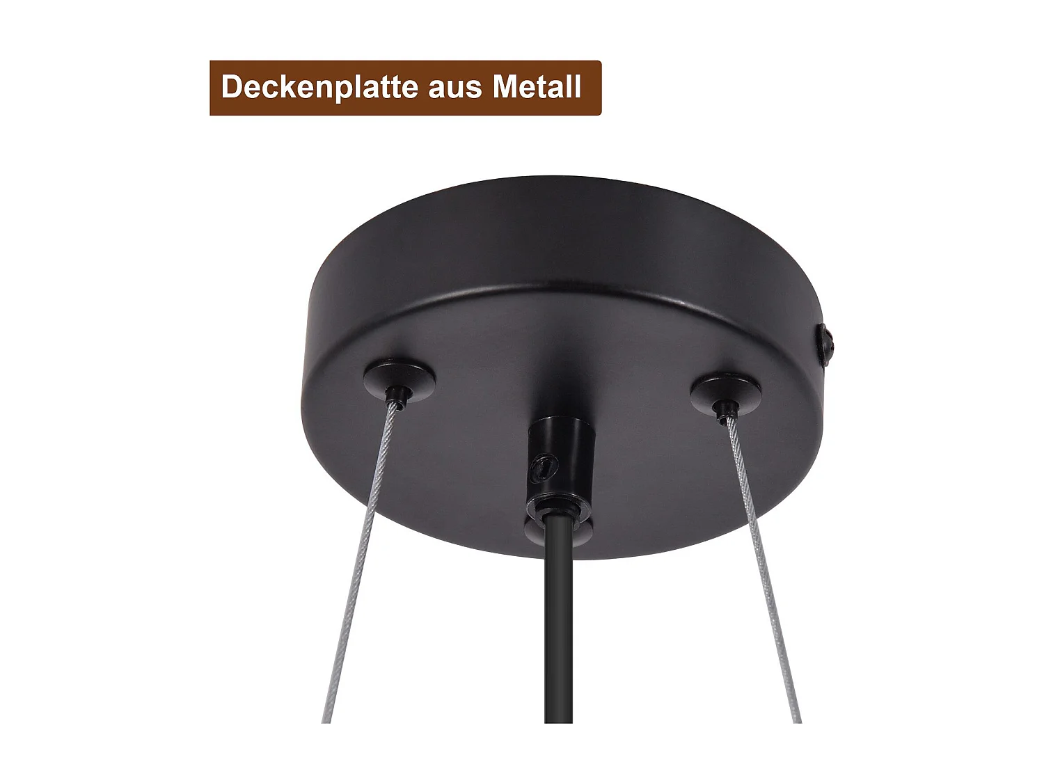 NETTLIFE Lámpara colgante para mesa de comedor, lámpara colgante E27, lámpara para sala de estar, dormitorio, color negro