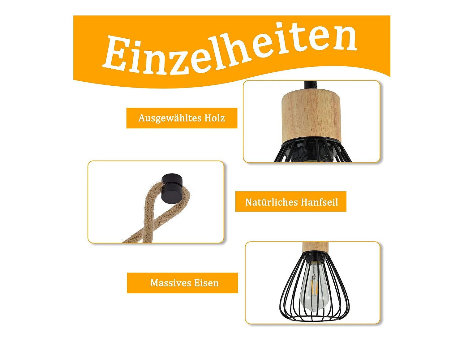 NETTLIFE suspension table à manger lampe suspendue salon vintage noire salle à manger suspension 5 flammes rétro E27