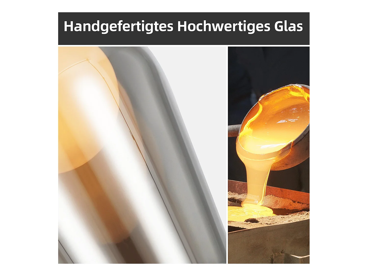 Lampe suspendue NETTLIFE pour table à manger suspension vintage en verre 1 flamme G9 noire réglable en hauteur