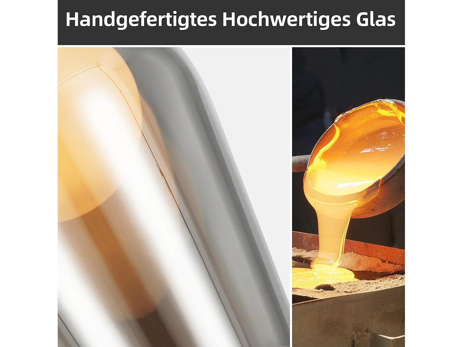 Lampe suspendue NETTLIFE pour table à manger suspension vintage en verre 1 flamme G9 noire réglable en hauteur