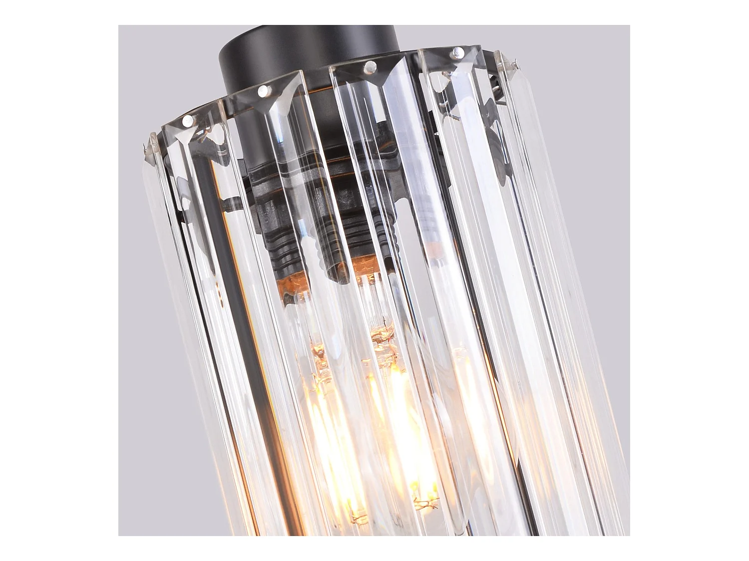 NETTLIFE Lampe à Suspension Pour Table à Manger En Cristal Noir Moderne 1 Flamme E27