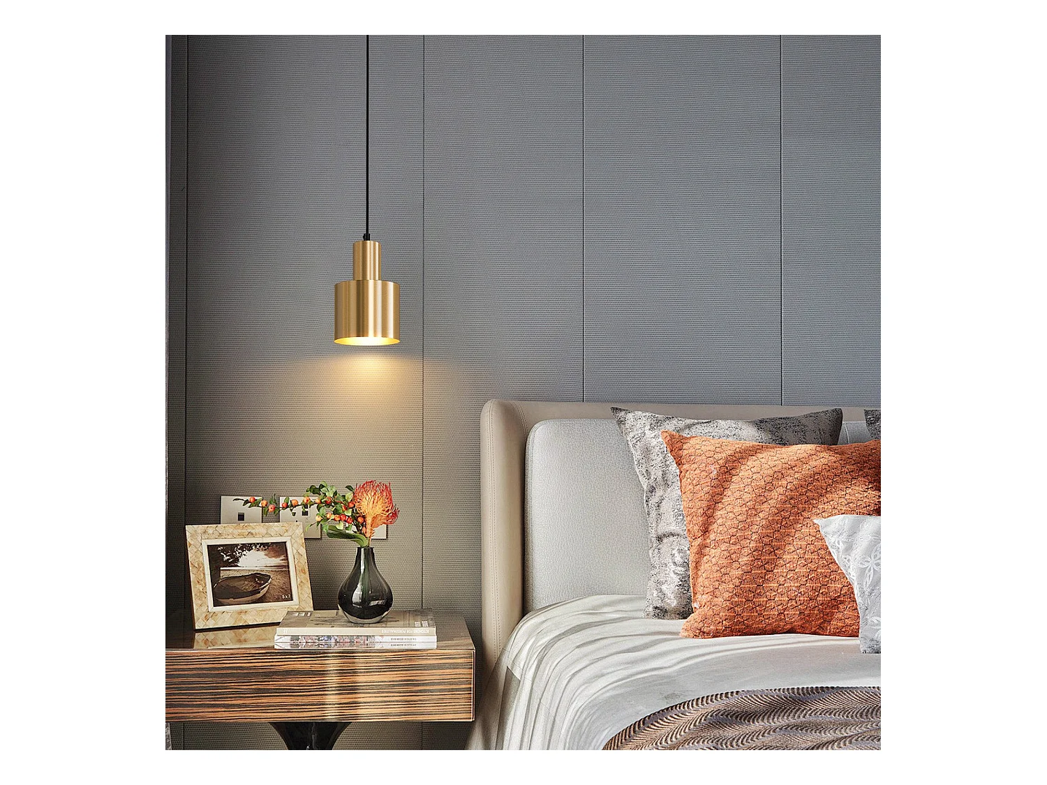 NETTLIFE suspension table à manger lampe suspendue vintage salle à manger 1 flamme à manger or design moderne E27