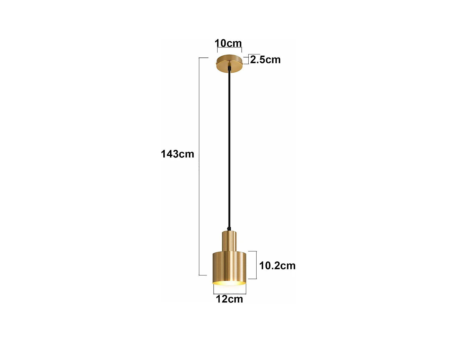 NETTLIFE suspension table à manger lampe suspendue vintage salle à manger 1 flamme à manger or design moderne E27