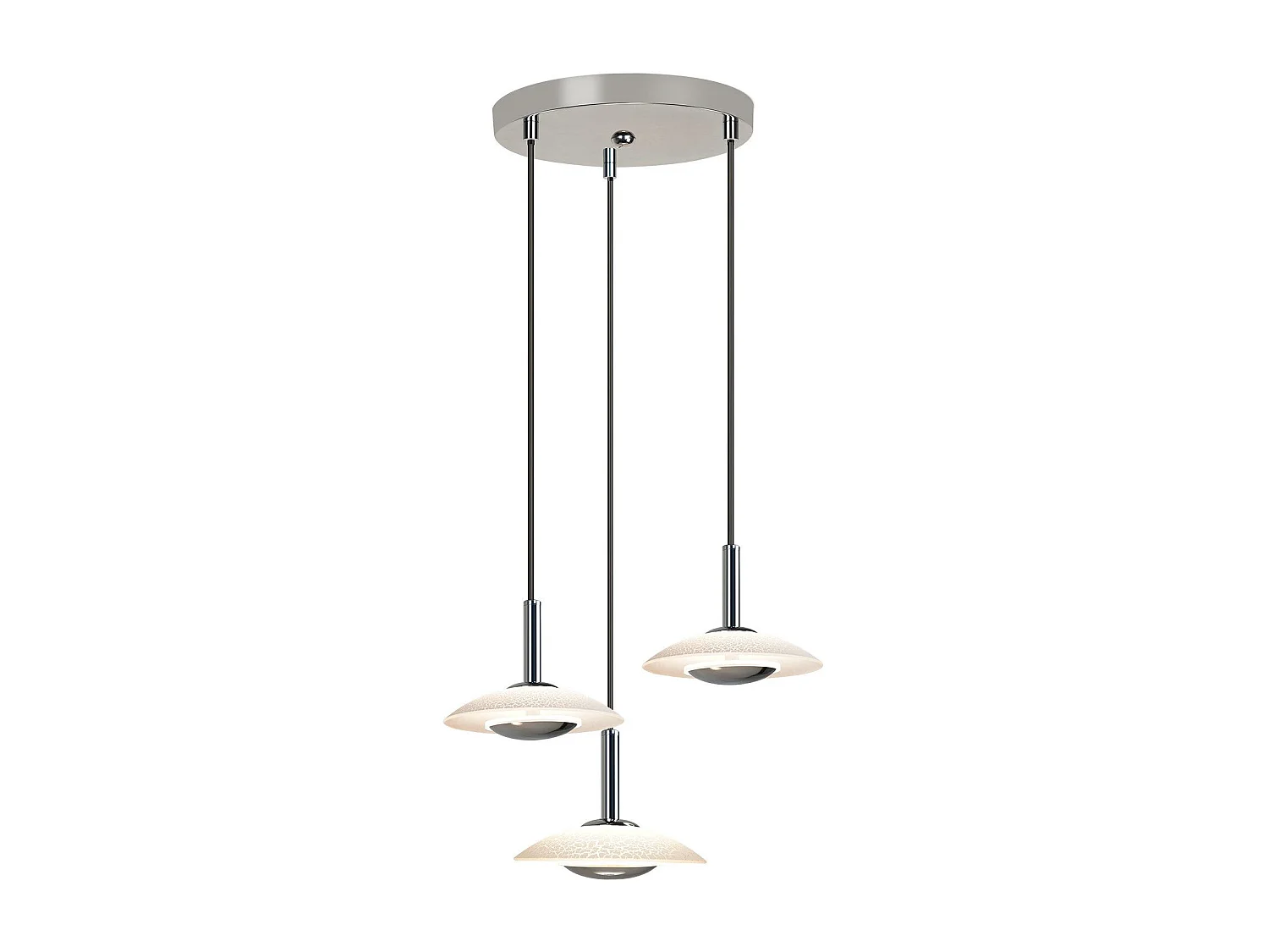 NETTLIFE Suspension LED lampe suspendue table à manger design moderne lampe suspendue salle à manger 3000K blanc chaud 3 flammes