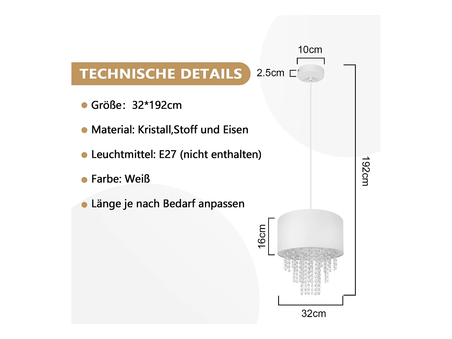 NETTLIFE Hanglamp voor Eettafel, Eetkamerlamp Zwart Eettafellamp 3-vlammig, E27
