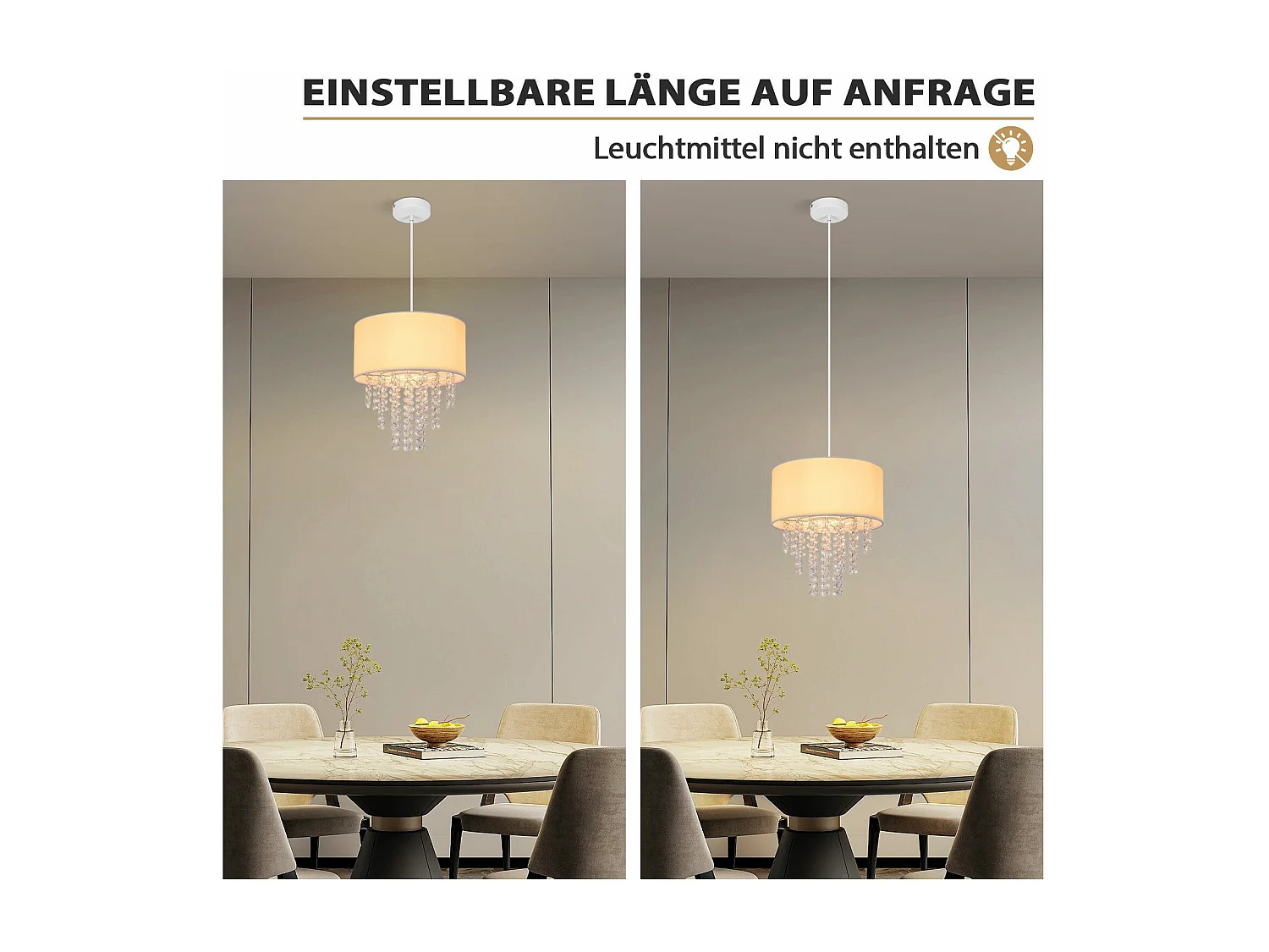 Suspension NETTLIFE pour table à manger, lampe de salle à manger lampe de table à manger noire 3 flammes, E27