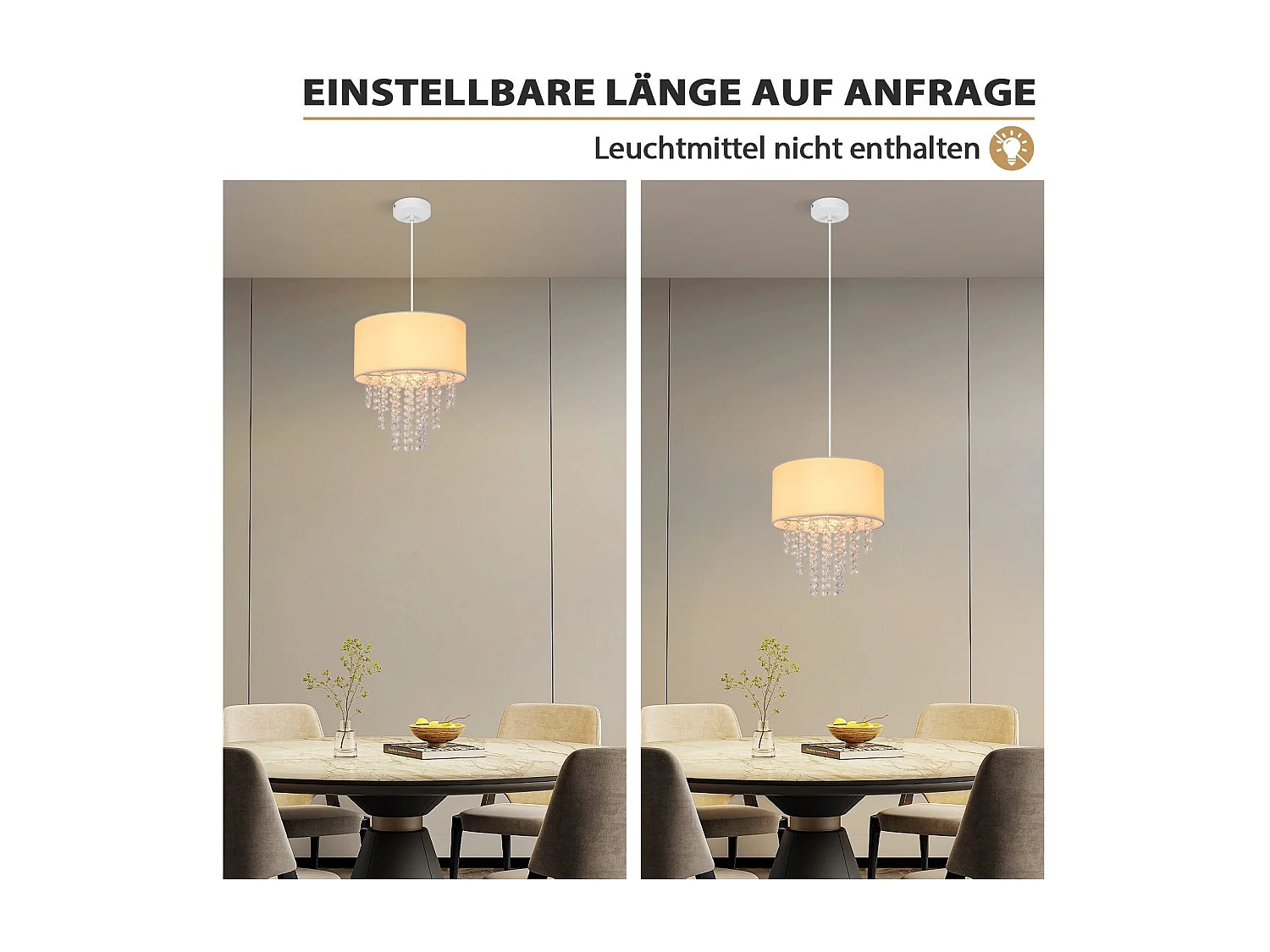 Suspension NETTLIFE pour table à manger, lampe de salle à manger lampe de table à manger noire 3 flammes, E27