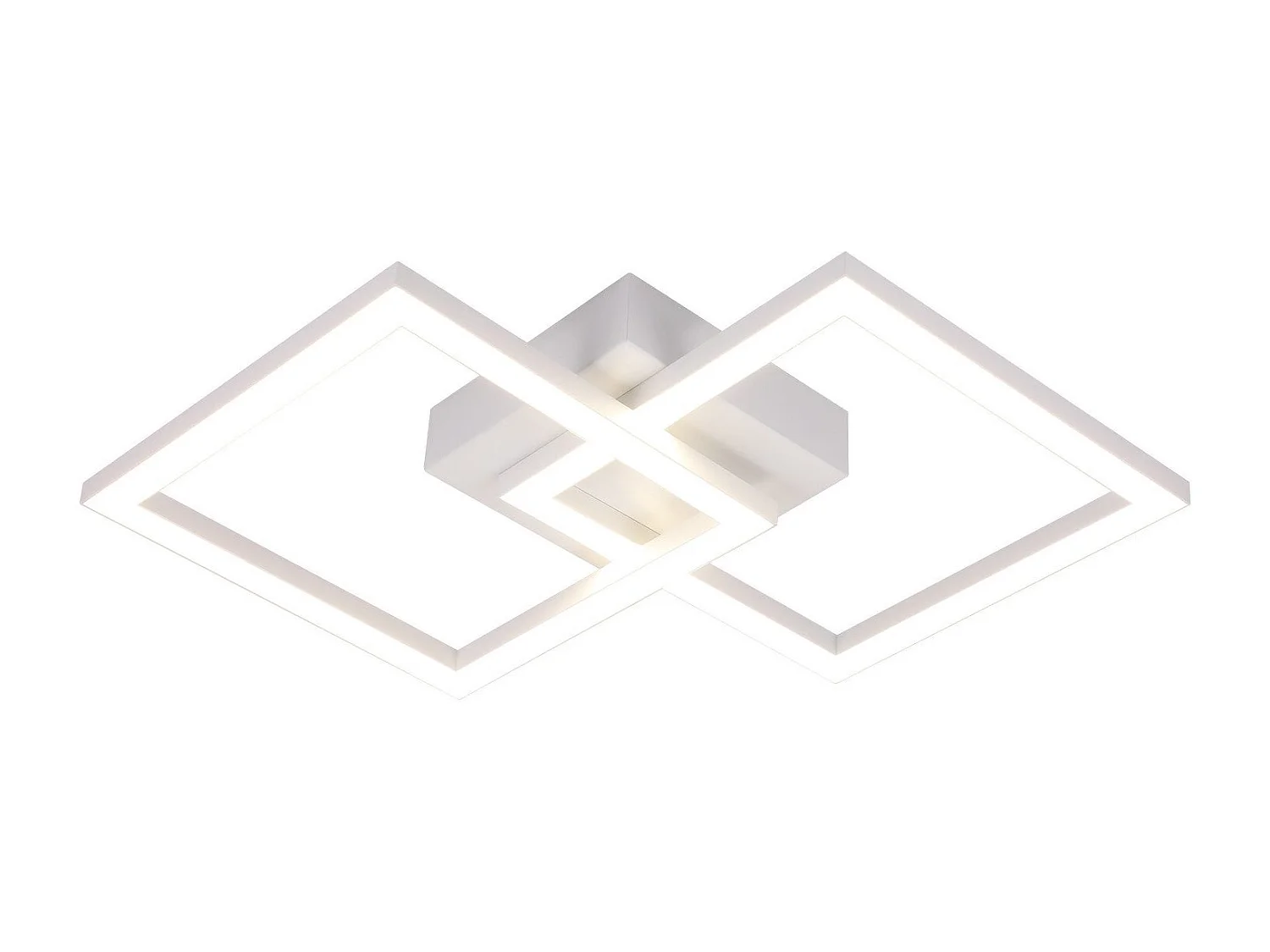 Plafoniera LED quadrata NETTLIFE 24W 4000K bianco neutro, lampada moderna da cucina