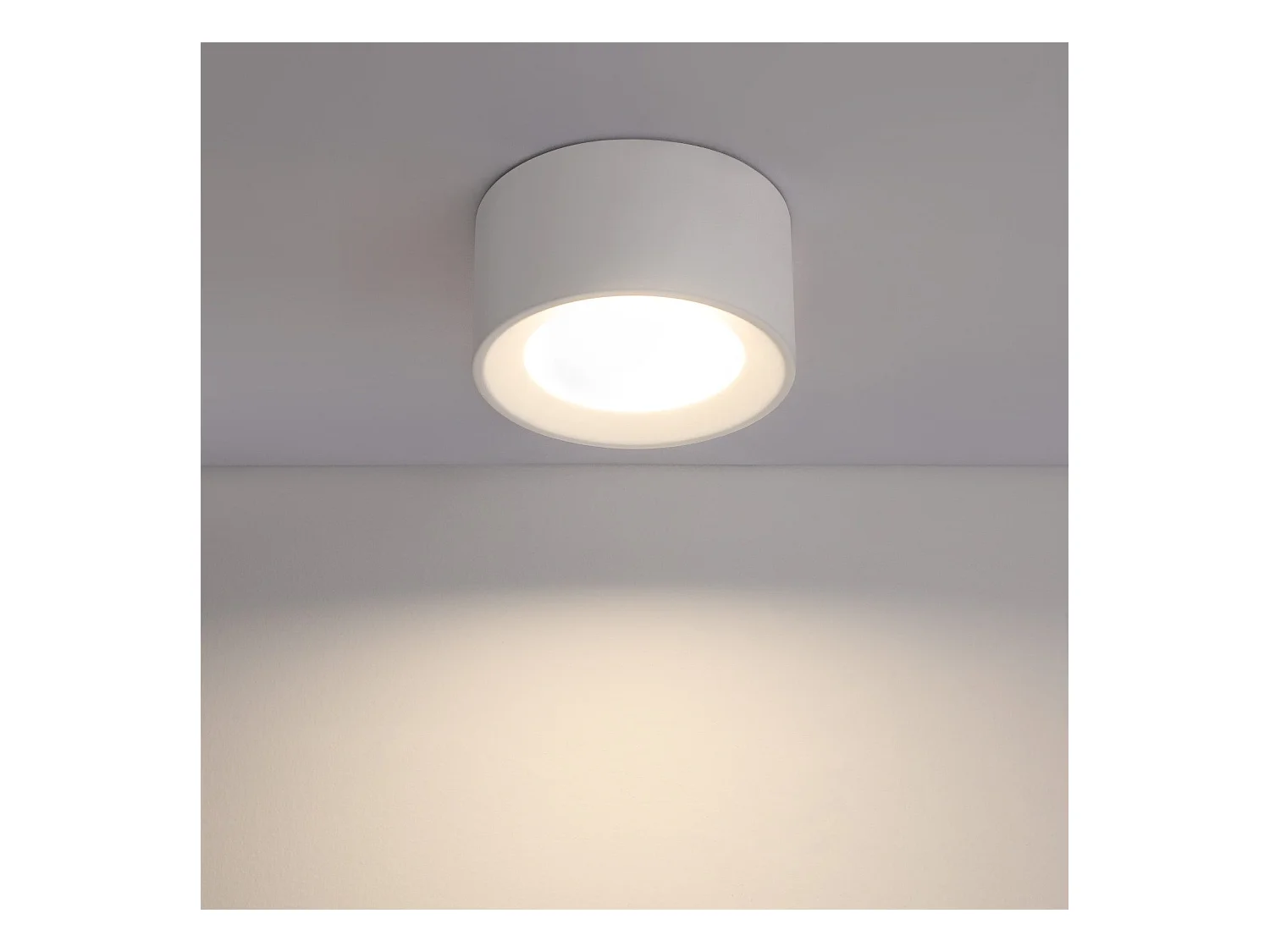 NETTLIFE Spot En Saillie 4 Pièces Spot Rond En Saillie Blanc Luminaire En Saillie Gx53 Plats Moderne Max.10w