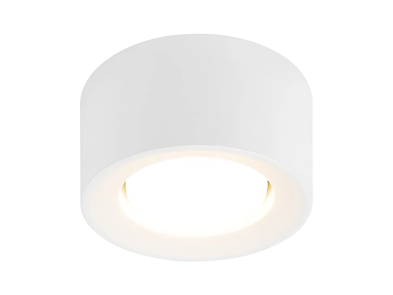 NETTLIFE Spot En Saillie 4 Pièces Spot Rond En Saillie Blanc Luminaire En Saillie Gx53 Plats Moderne Max.10w