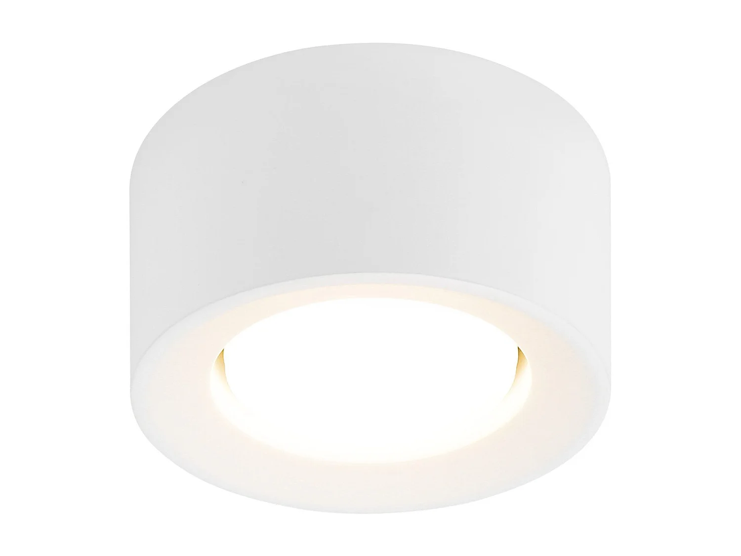 NETTLIFE Spot En Saillie 4 Pièces Spot Rond En Saillie Blanc Luminaire En Saillie Gx53 Plats Moderne Max.10w