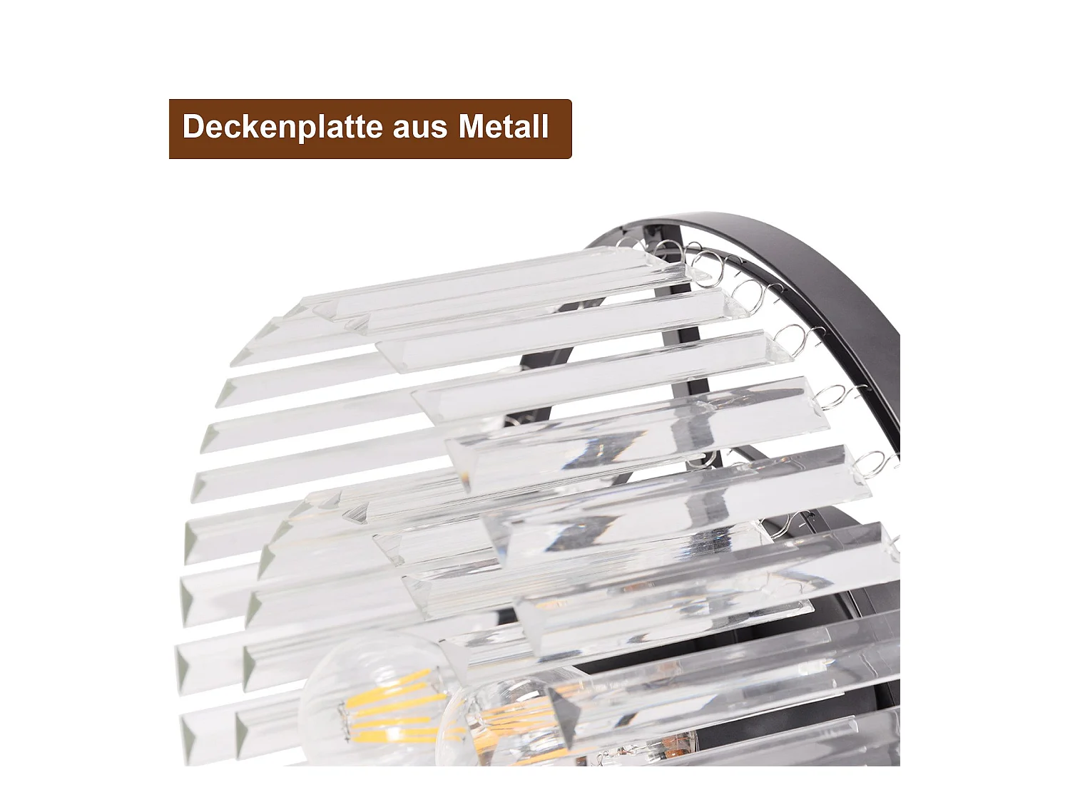 NETTLIFE Plafondlamp voor Slaapkamer Woonkamer Zwarte Slaapkamerlamp E27 Moderne Woonkamerlamp