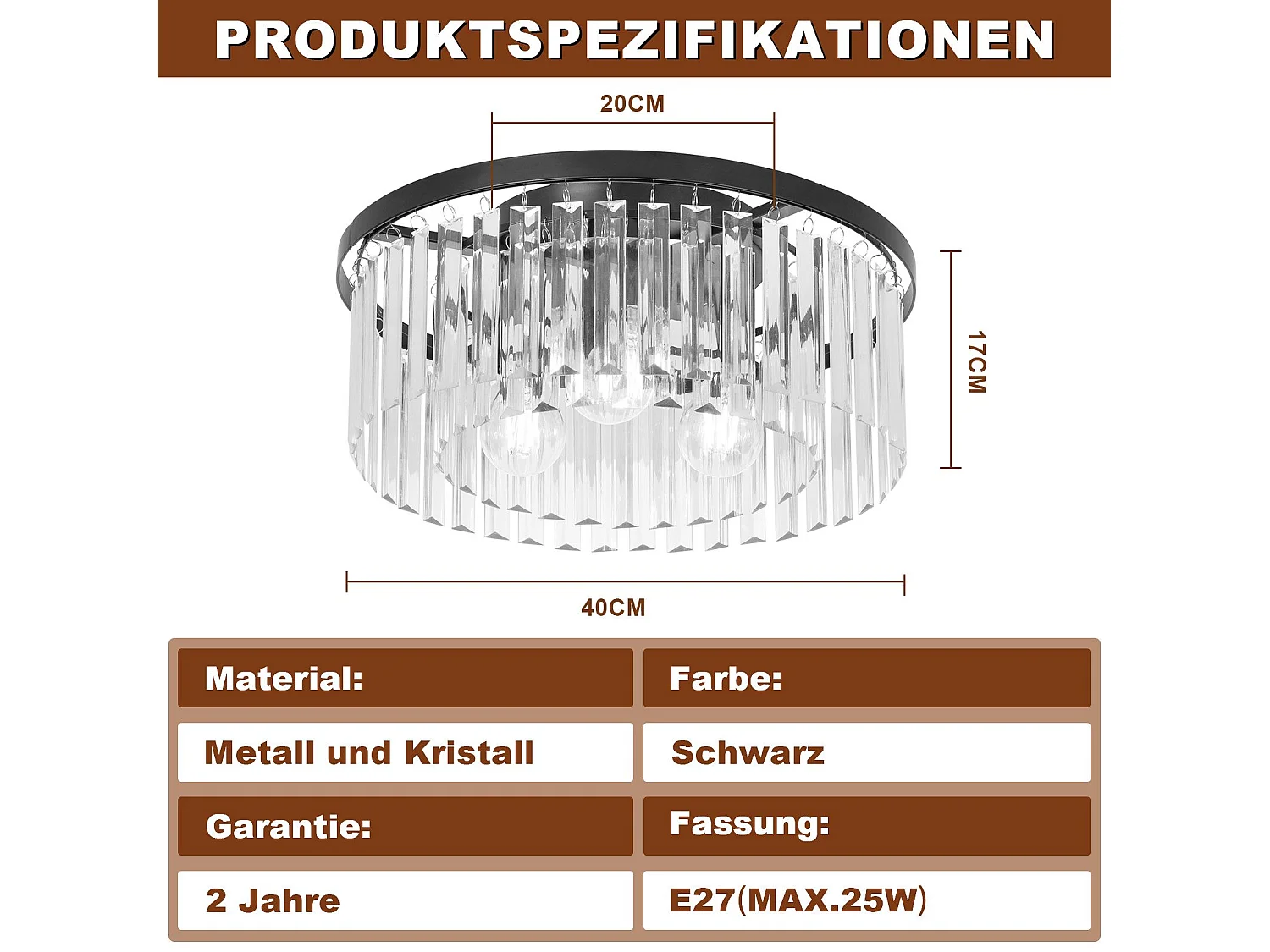 NETTLIFE Lampa sufitowa do sypialni, salonu, czarna Lampa do sypialni E27, nowoczesna lampa do salonu