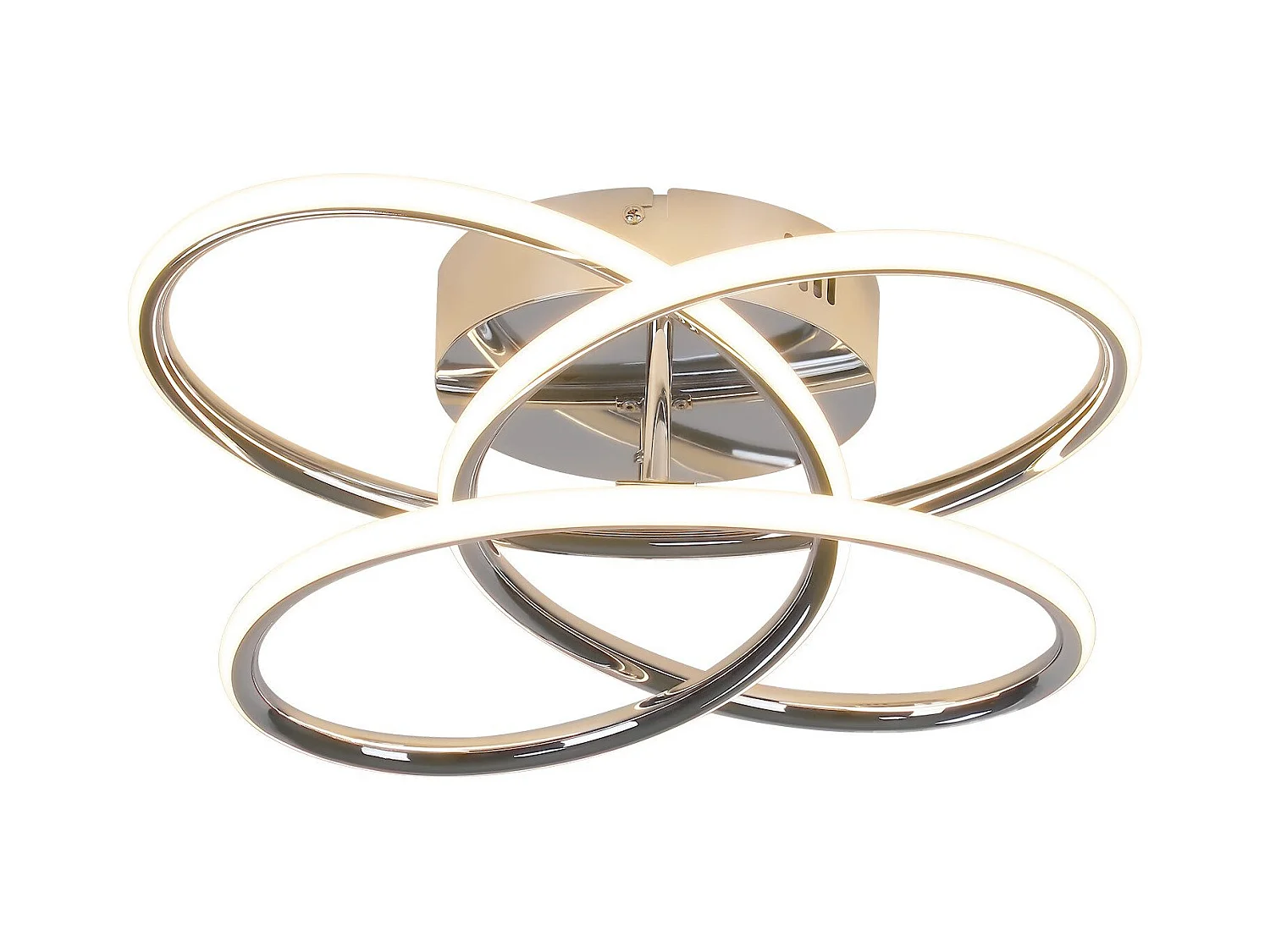 NETTLIFE LED Deckenleuchte für Flur, dimmbar, mit Fernbedienung, modernes Schmetterlingsdesign, 36 cm, 44 W