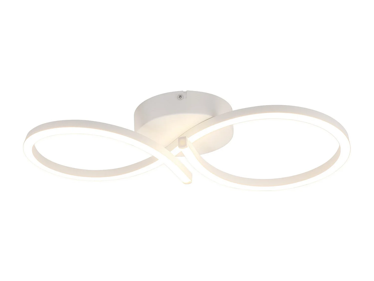 NETTLIFE Plafonnier LED Salon 24w Blanc Lampe De Cuisine Créative Moderne 3000k Blanc Chaud