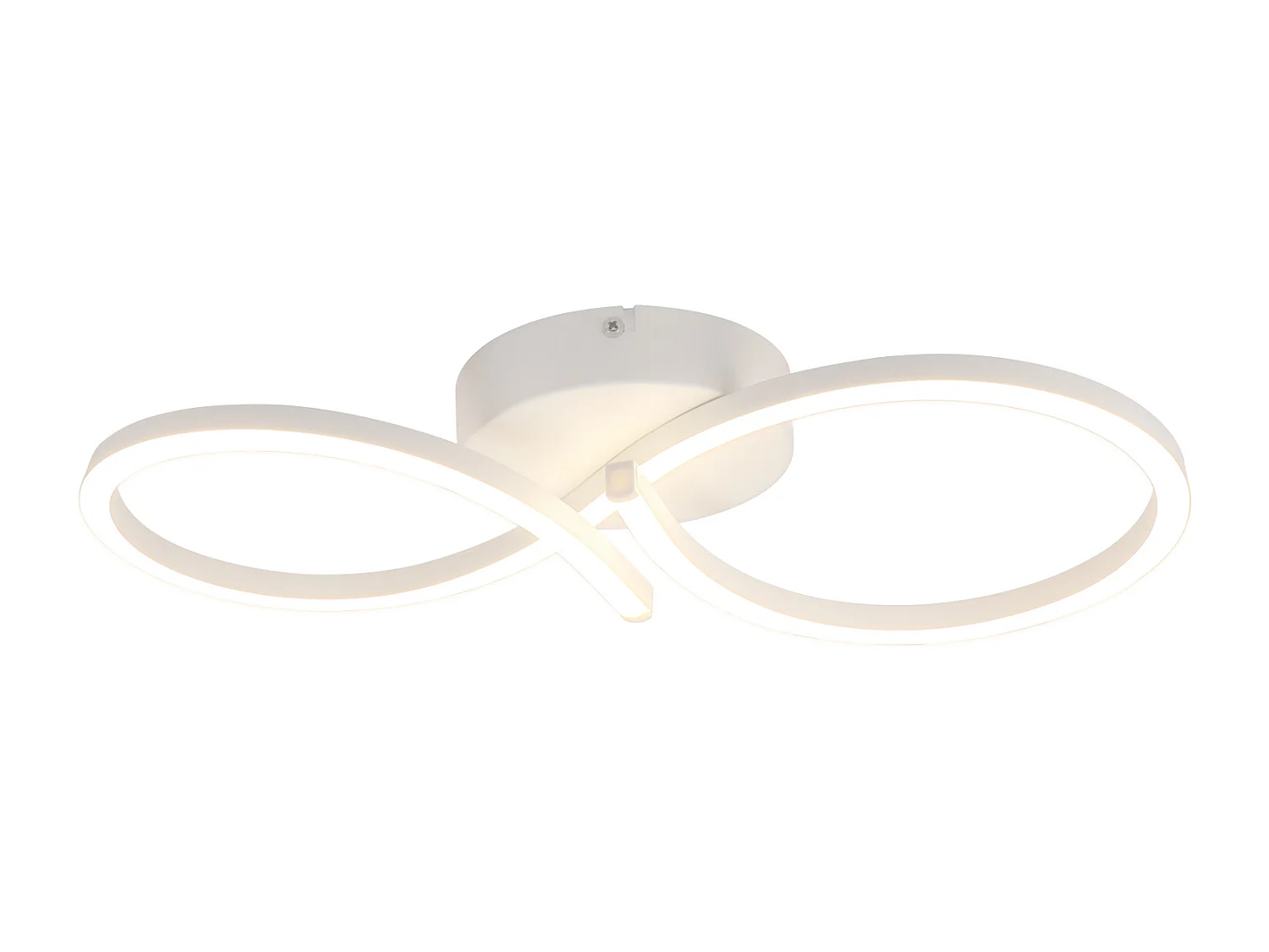 NETTLIFE Plafonnier LED Salon 24w Blanc Lampe De Cuisine Créative Moderne 3000k Blanc Chaud