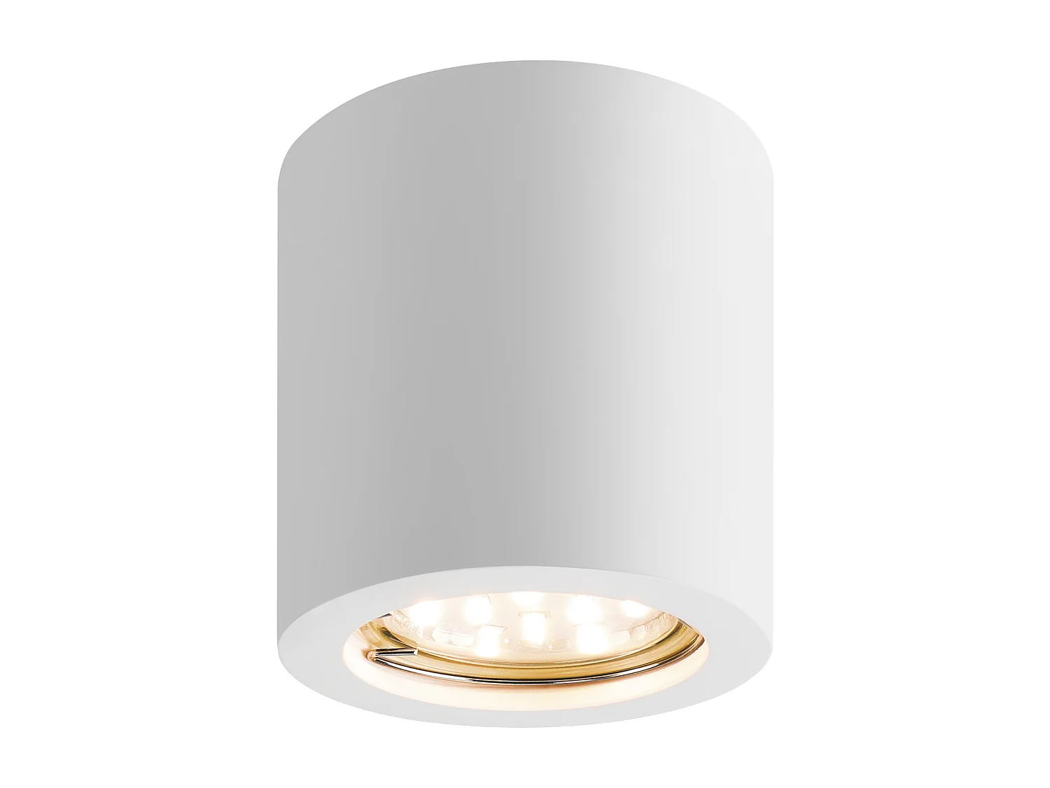 NETTLIFE Spot En Saillie Blanc Rond Gu10 Spots De Plafond Plâtre Moderne Petit 40w