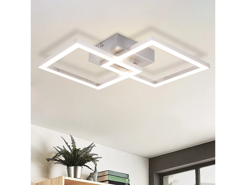 Lámpara de techo LED NETTLIFE para sala de estar, lámpara de techo para cocina de diseño moderno, lámpara para sala de estar de 24 W y 3000 K