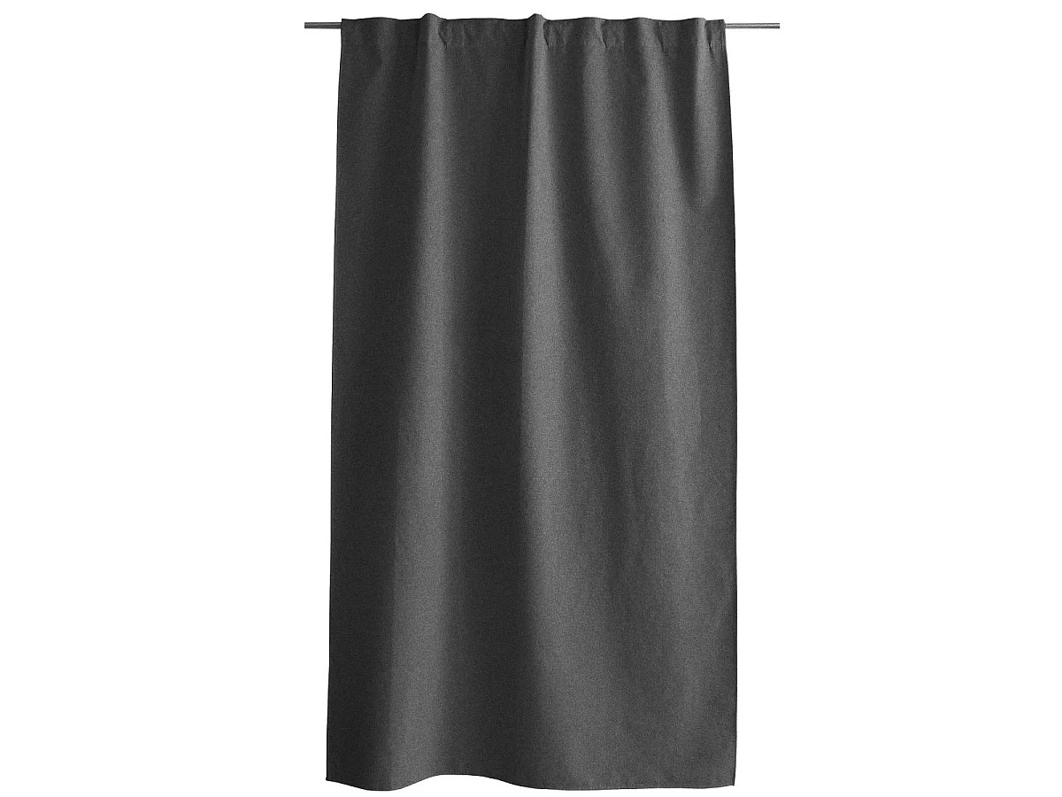 Rideau Occultant Opacité Maximale "Eclipse" 140x240cm Gris Foncé