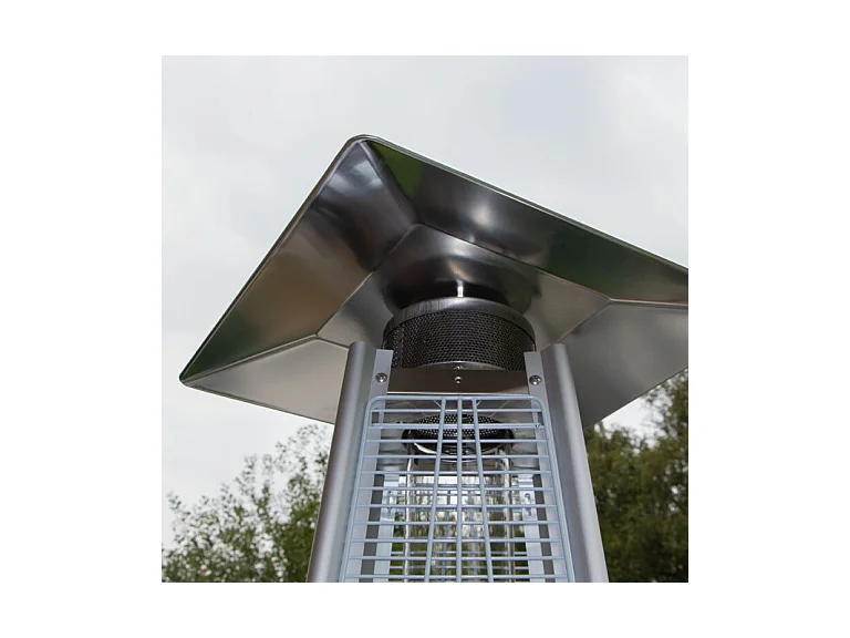 Chauffe terrasse hexagonal Inox ASTRA