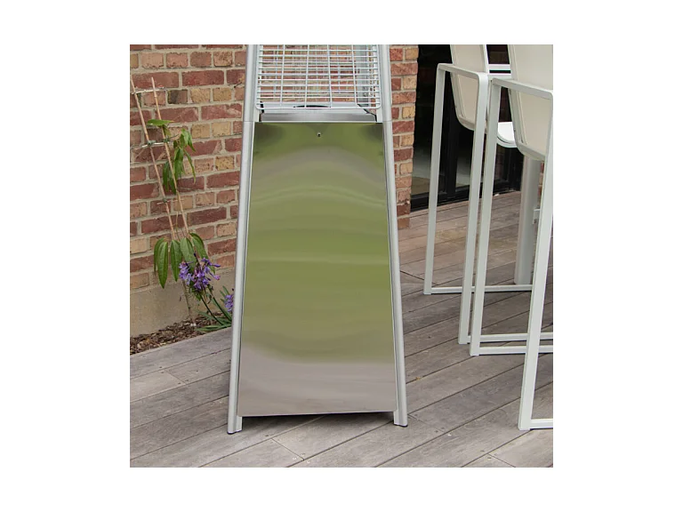 Chauffe terrasse hexagonal Inox ASTRA