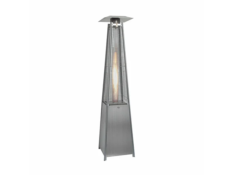 Chauffe terrasse à gaz 10000 W inox hexagonal ASTRA