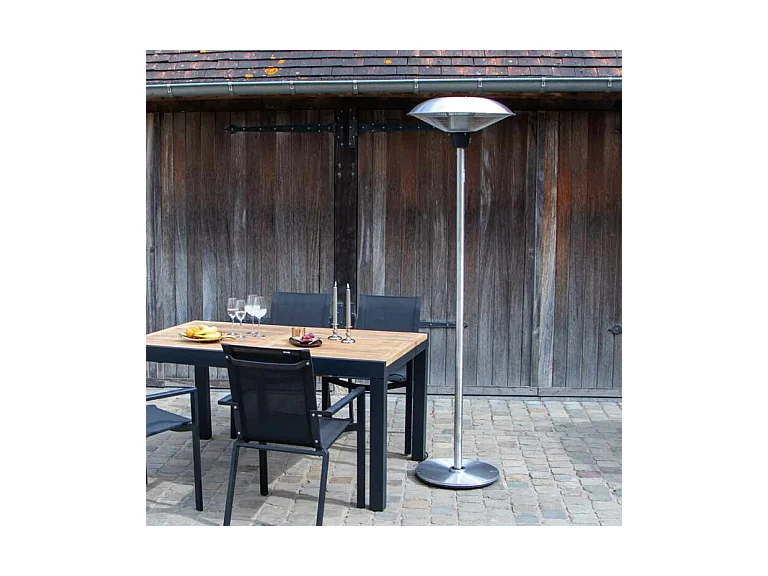 Chauffe terrasse électrique 2000W Acier ZEPHYR