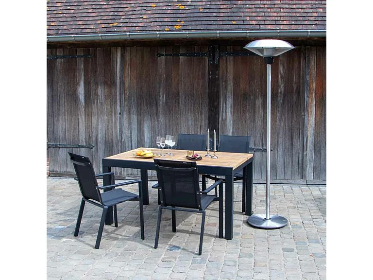 Chauffe terrasse électrique 2000W Acier ZEPHYR