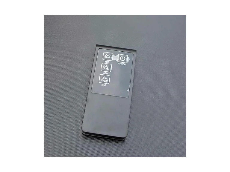 Chauffe terrasse électrique avec télécommande 2000W Noir LUMINA