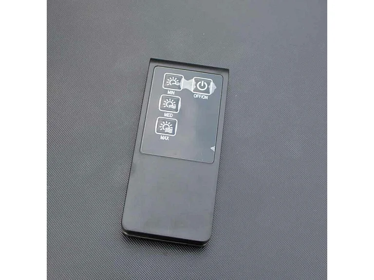 Chauffe terrasse électrique avec télécommande 2000W Noir LUMINA