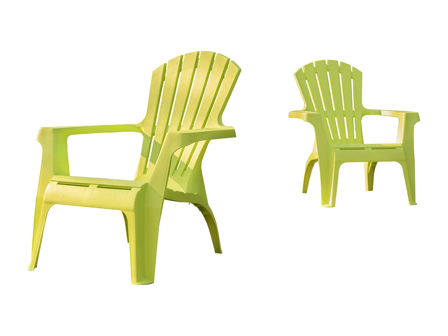 Lot de 2 Fauteuils adirondack Anis