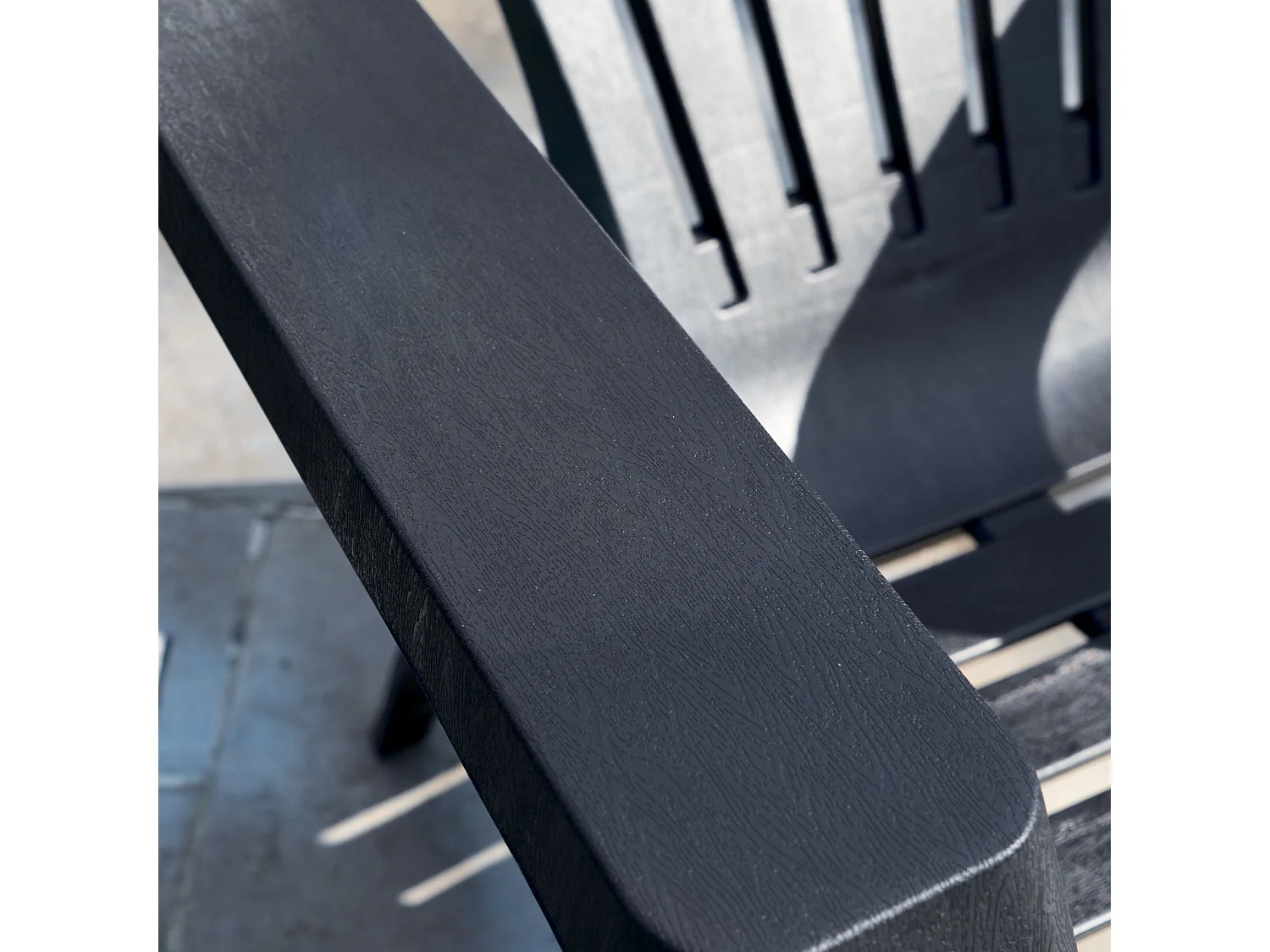 Lot de 4 Fauteuils adirondack Anthracite