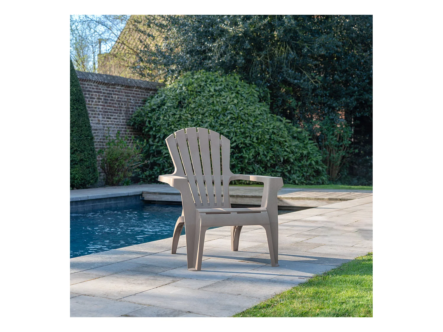 Fauteuil adirondack Taupe