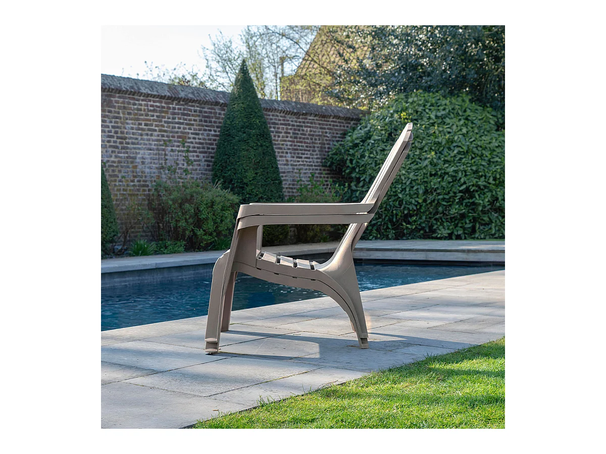 Fauteuil adirondack Taupe